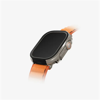 UNIQ 49mm Apple Watch Ultra Valencia Alüminyum Ekran Koruyucu Midnight Black UNIQ-49MM-VALBLK