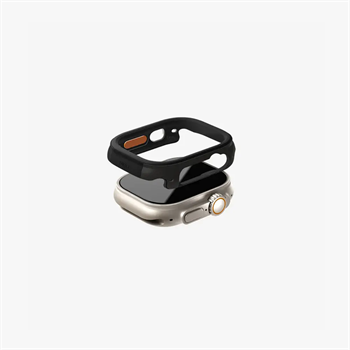 UNIQ 49mm Apple Watch Ultra Valencia Alüminyum Ekran Koruyucu Midnight Black UNIQ-49MM-VALBLK