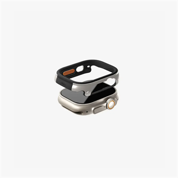 UNIQ 49mm Apple Watch Ultra Valencia Alüminyum Ekran Koruyucu Titanium Silver UNIQ-49MM-VALSIL