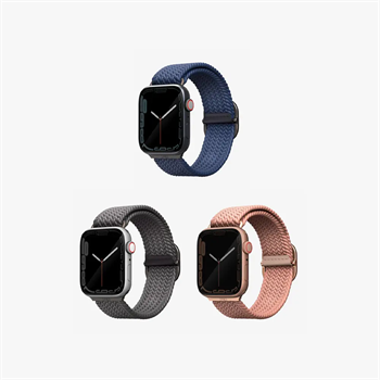 UNIQ Apple Watch Aspen Adjustable Braided Loop Band (42/41/40MM) Citrus Pink UNIQ-40MM-ASPDECPNK