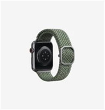 UNIQ Apple Watch Aspen Adjustable Braided Loop Band (46/45/44MM) Green UNIQ-44MM-ASPGRN