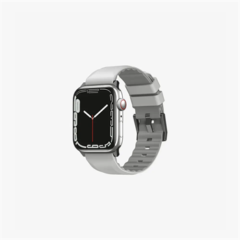 UNIQ Apple Watch Linus Waterproof AiroSoft Silicone Strap (49/46/45/44MM) Grey UNIQ-45MM-LINUSGRY