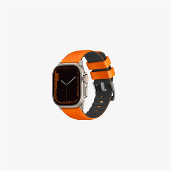UNIQ Apple Watch Linus Waterproof AiroSoft Silicone Strap (49/46/45/44MM) Orange UNIQ-49MM-LINUSVORG