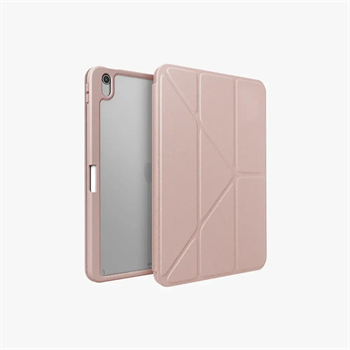 UNIQ iPad 11 inch (M2-M3-M4) Moven Ultra İnce ve Hafif 3 Katlı Standlı Kılıf Pink UNIQ-PDA11(2024)-MOVPNK