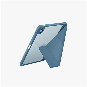 UNIQ iPad 11 inch (M2-M3-M4) Moven Ultra İnce ve Hafif 3 Katlı Standlı Kılıf Stone Blue UNIQ-PDA11(2024)-MOVSBLU