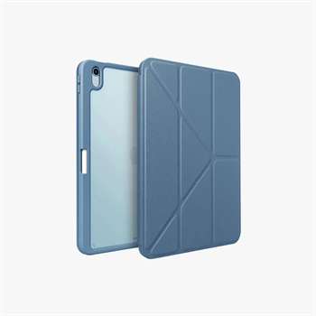 UNIQ iPad 11 inch (M2-M3-M4) Moven Ultra İnce ve Hafif 3 Katlı Standlı Kılıf Stone Blue UNIQ-PDA11(2024)-MOVSBLU