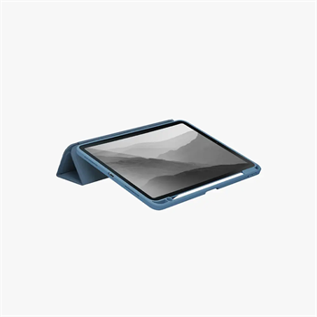 UNIQ iPad 11 inch (M2-M3-M4) Moven Ultra İnce ve Hafif 3 Katlı Standlı Kılıf Stone Blue UNIQ-PDA11(2024)-MOVSBLU