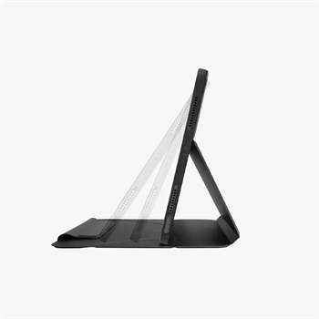 UNIQ iPad 11 inch (M2-M3-M4) Ryze 360º Kılıf Akıllı Katlanır Tasarım Black UNIQ-PDA11(2024)-R360BLK