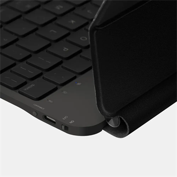 UNIQ iPad Air 11 inch (M2-M3-M4) Venno Pro Manyetik İnce Akıllı Klavye Graphite Black UNIQ-PDA11(M2)-VENPROGBLK