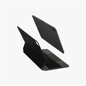 UNIQ iPad Air 11 inch (M2-M3-M4) Venno Pro Manyetik İnce Akıllı Klavye Graphite Black UNIQ-PDA11(M2)-VENPROGBLK