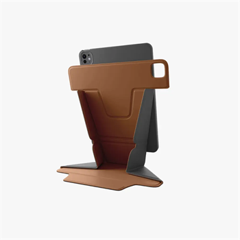 UNIQ iPad Pro 11 inch (M4) Ryze 360° Akıllı Katlanır Tasarım Kılıf Caramel UNIQ-PDP11(2024)-R360CML