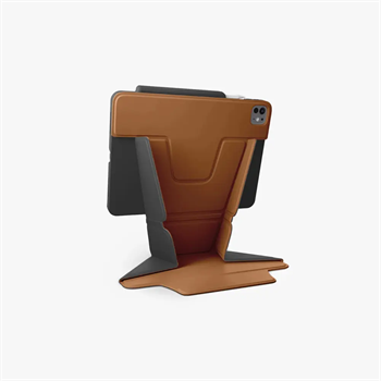 UNIQ iPad Pro 11 inch (M4) Ryze 360° Akıllı Katlanır Tasarım Kılıf Caramel UNIQ-PDP11(2024)-R360CML