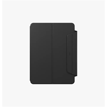 UNIQ iPad Pro 13 inch (M4) Rovus SnapMount Manyetik Disk, Çok Yönlü 360º Döndürme Özelliğiyle Kılıf Dallas Black UNIQ-PDP13(M4)-ROVSNDBLK
