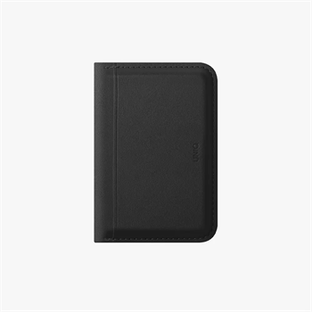 UNIQ Lyden DS RFID Engelleme Özellikli Manyetik Cüzdan Şık ve Güvenli Dallas Black Flint Grey UNIQ-LYDENDSMW-DBLKFGRY