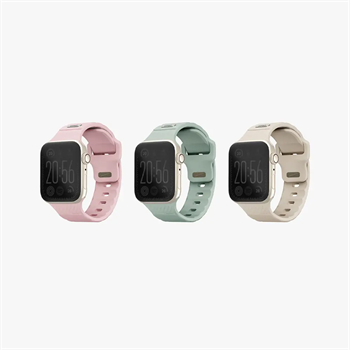 UNIQ Stride FKM Apple Watch Band (42/41/40MM) Pale Pink UNIQ-41MM-STRIPPNK