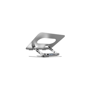 Unitek 360D 15.6 inch Metal Notebook Standı (Çıkarılabilir 5 in 1 USB-C Hub Dahil) (D1109B01)