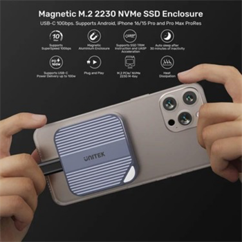 Unitek Manyetik NVMe SSSD Kutusu M.2 2230 (S1244AGY01)