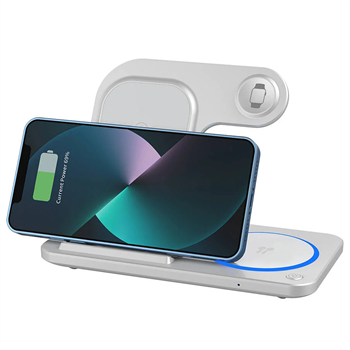 Wi-W020 3in1 Katlanabilir Magnetik Hızlı Şarj Standı