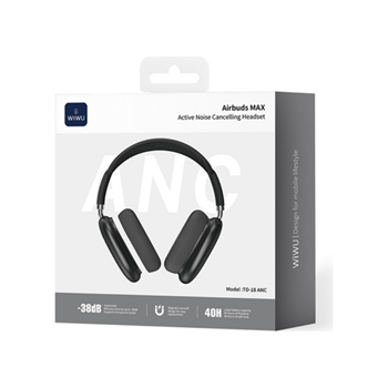 WiWU Airbuds MAX Kulaklık TD-18 ANC- siyah