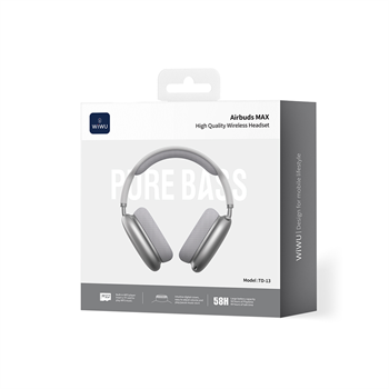 WiWU Airbuds MAX Kulaklık TD-18 ANC- silver