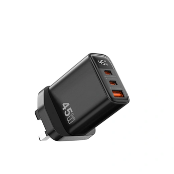 WiWU Firefly 45W PD GaN Hızlı Şarj Cihazı Wi-G011 2*USB C+USB