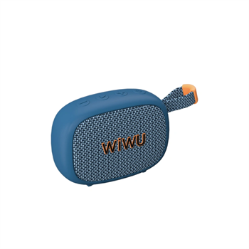 WiWU GO Fun Taşınabilir Bluetooth Hoparlör, Su Geçirmez mavi
