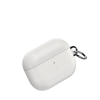WiWU Hakiki Deri Koruyucu Kılıf HC-201 beyaz airpods pro3