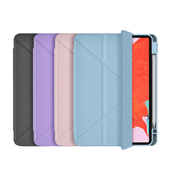 WiWU Kılıf İpad 7-8-9 Protective Case Smart Cover Compatible with iPad 10.2&10.5 inch Siyah Pembe Mavi