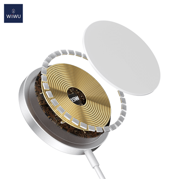 Wiwu Magnetic Fast Charging Mag-safe M5 Wireless Charger 15W