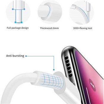 Wiwu USB-C To Lightning Şarj ve Data Kablo G90 20W 