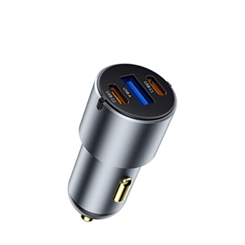 WiWU Wi-CC032 Nano Pro 60W Çift USB-C ve USB-A Araç Şarj Cihazı