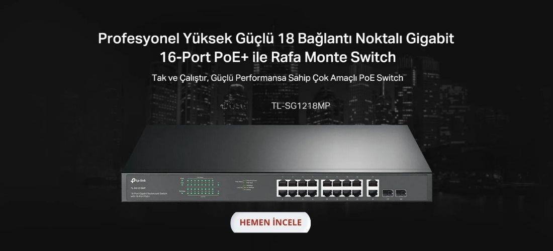 TPLİNK SWİTCH POE