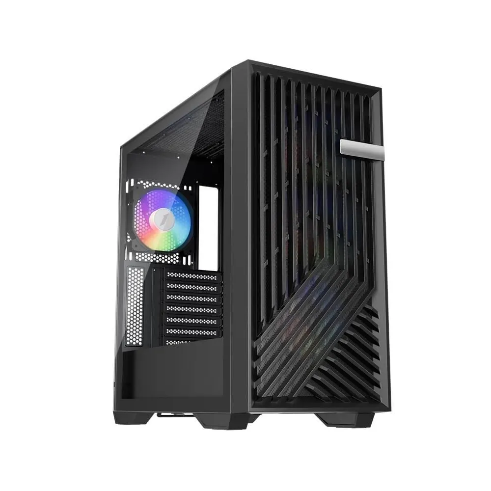 1ST Player FD8 Siyah 750W 80+ Argb 6X12Cm Fan Temperli Cam Mesh Usb 3.0 E-ATX Oyuncu Kasa 