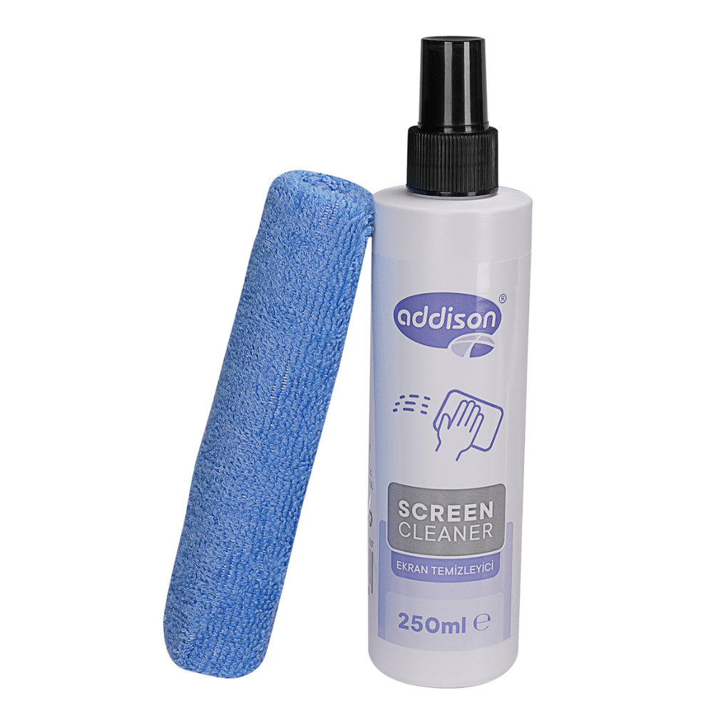 Addison 300871 250ml Ekran temizleyici+Micro Fiber Bez