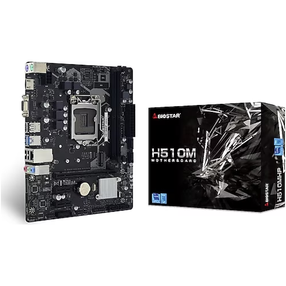 Biostar H510MHP DDR4 3200 S+V+GL 1200p (mATX)M.2,USB 3.2,3200,64GB Max