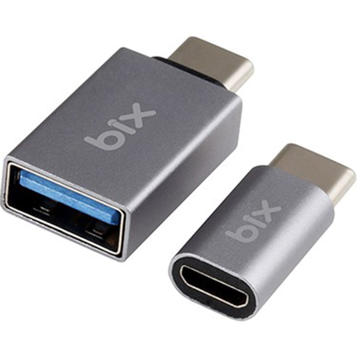 Bix ADP-04 İkisi Bir Arada Micro USB Type-C ve USB Type-C Çeviri Adaptörü