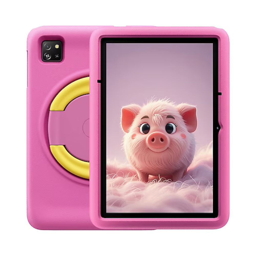 Blackview TabA6 Kids Tablet 10.1 inch/128 GB/8 MP+5 MP/Android14+Kılıf Dahil (Pembe)