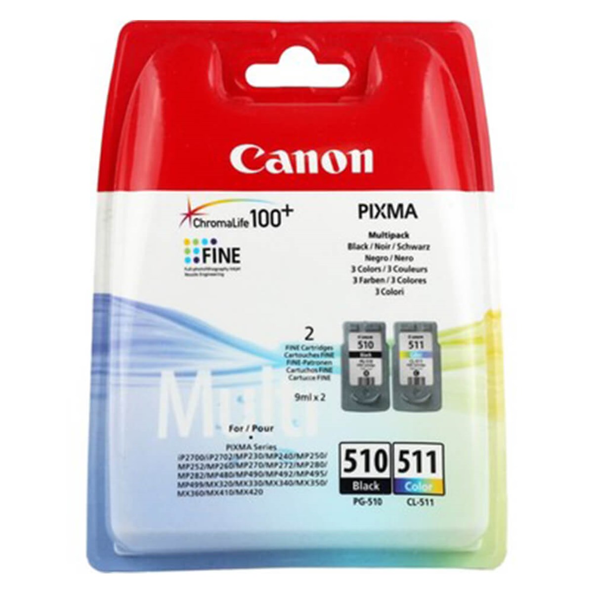 Canon PG-510BK+CL-511 2li Paket