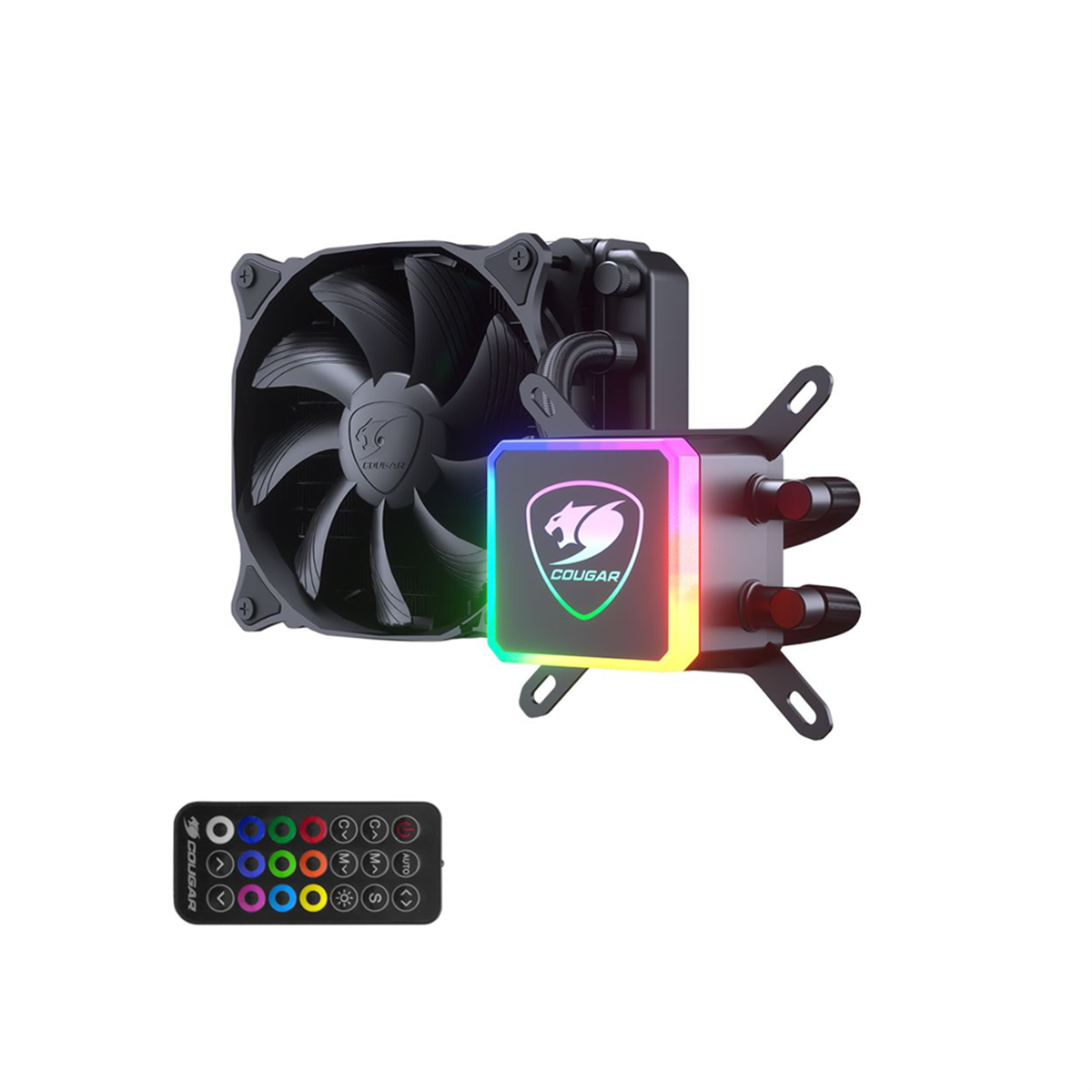 Cougar AQUA 120mm RGB Sıvı CPU Soğutucu 1700 KitLGA 775/1155/1156/1151/1150/1366/1200/2011/2066-TR4/AM4/FM2/FM1/AM3+/AM3/AM2+AM2