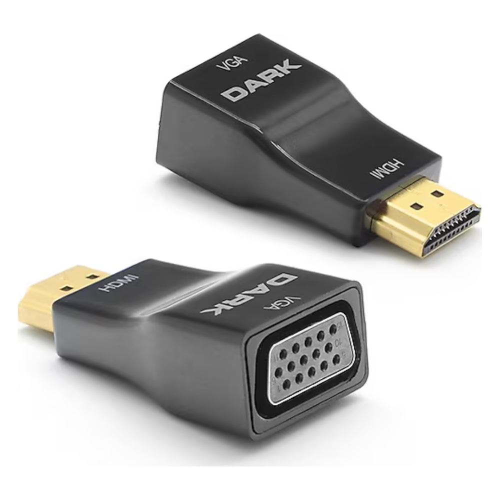 DARK DK-HD-AHDMIXVGA5 HDMI-VGA (D) Çevirici Adaptör Siyah