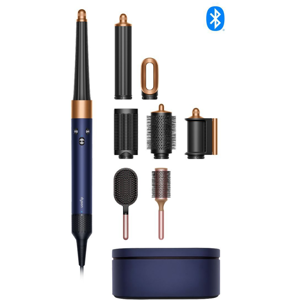 Dyson Airwrap iD Çok Amaçlı Şekillendirici ve Kurutucu HS08 PBRC Düz+Dalgalı (Prusya Mavisi/Parlak Bakır)