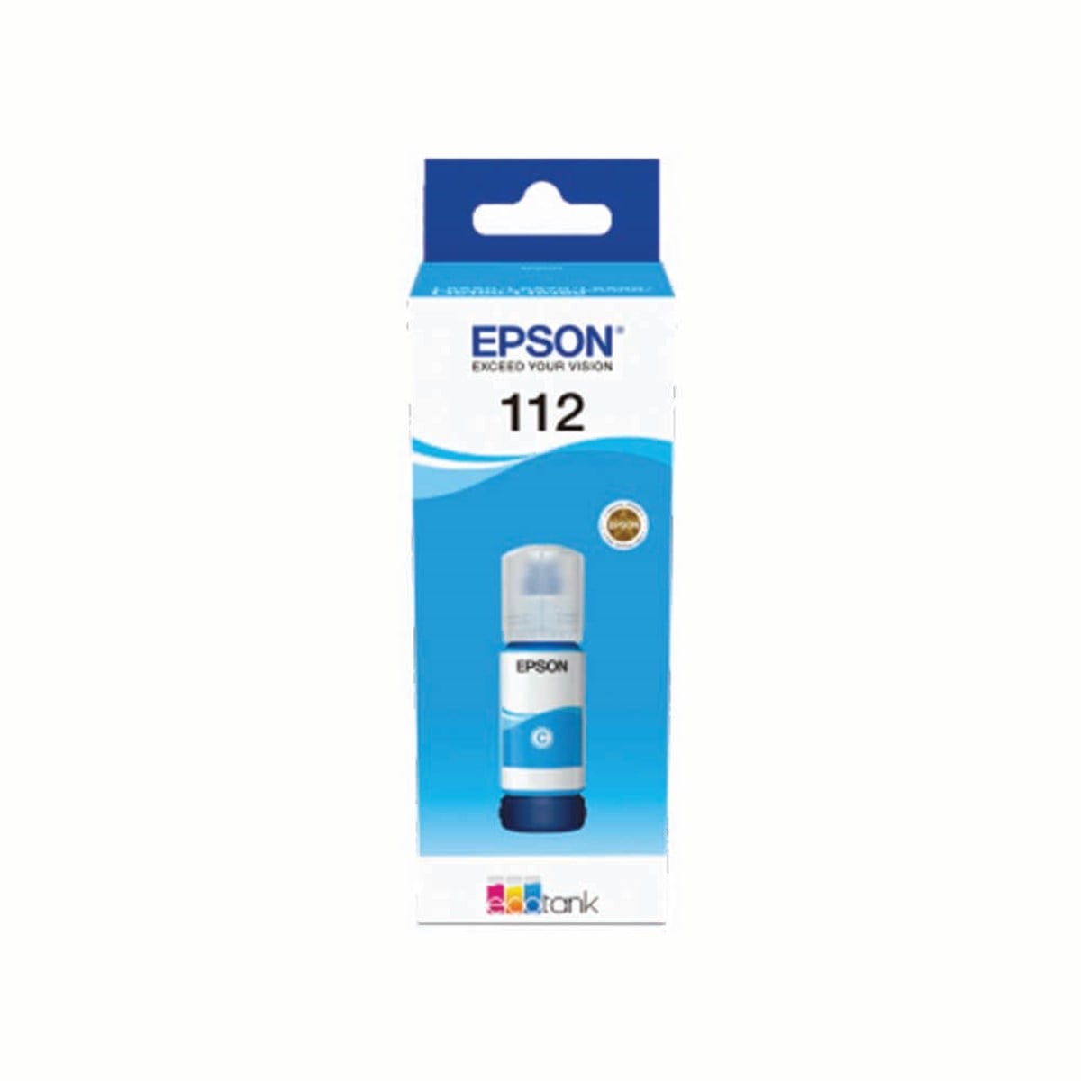 Epson 112 EcoTank Pigment Mavi Şişe Mürekkep - C13T06C24A