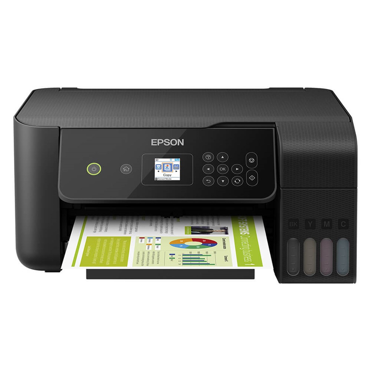 Epson EcoTank L3160 Tarayıcı + Fotokopi + Wi-Fi Direct + AirPrint Mürekkep Tanklı Yazıcı