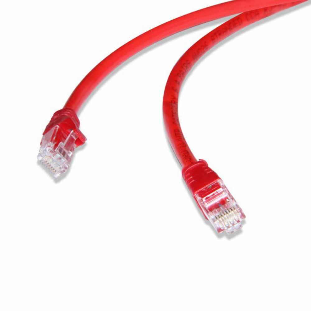 FLAXES FNK-601K 1MT CAT6 Patch Network Kablo Kırmızı