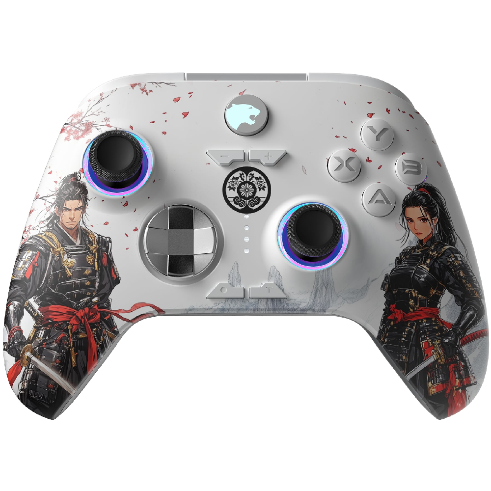 GamePower Force RGB Kablosuz Beyaz Gamepad (2.4G, Bluetooth,Kablolu) (PC Uyumlu)