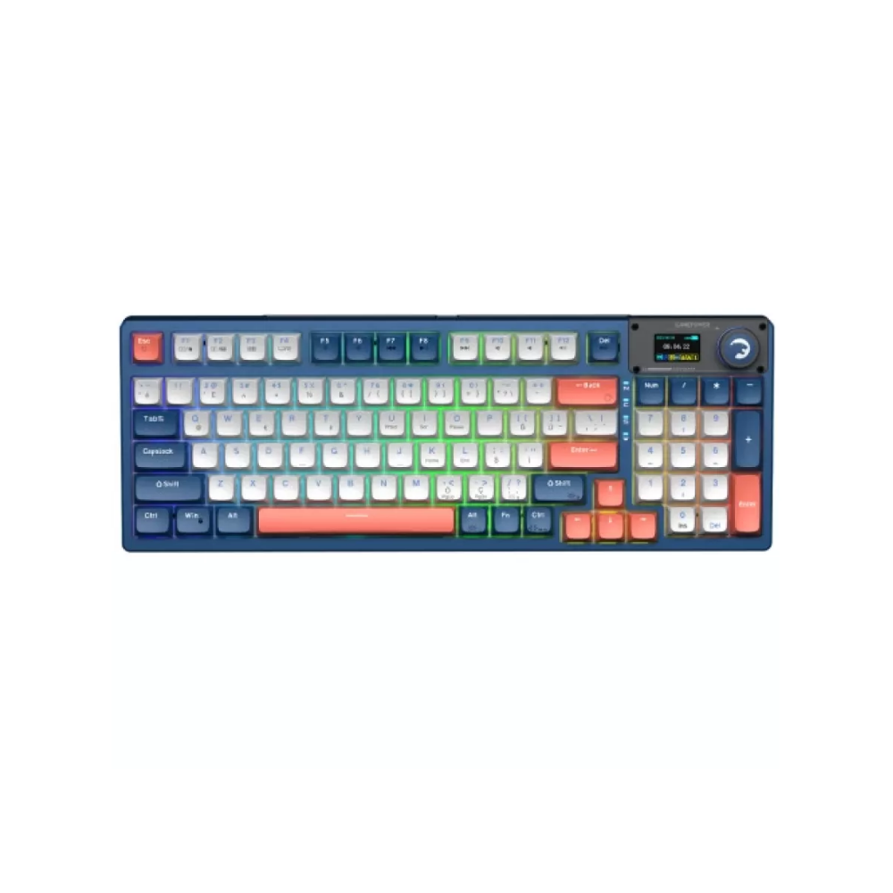 GamePower Gasket Elite X RGB Wireless/Bluetooth/Kablolu Mekanik Hot-Swap Yağlı Switch Gasket Gaming Klavye