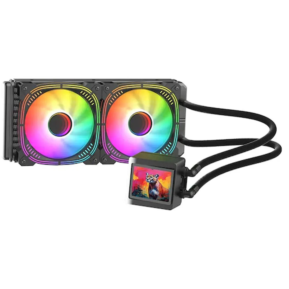 Gamepower Skadi Elite LCD 240 ARGB 240mm Sıvı İşlemci Soğutucu AM5 ve LGA1700 Uyumlu