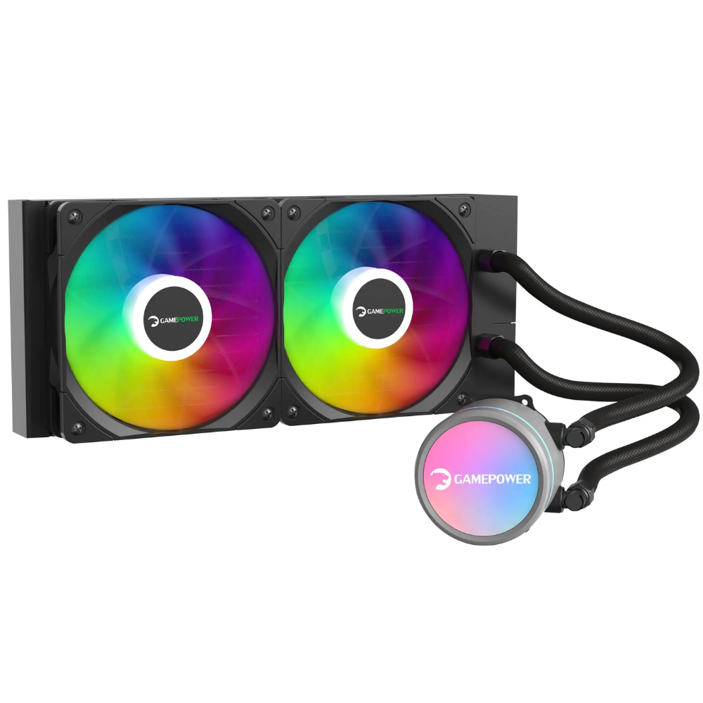 GamePower Skadi V2 240 ARGB 240mm Sıvı İşlemci Soğutucusu AM5 ve LGA1700 Uyumlu