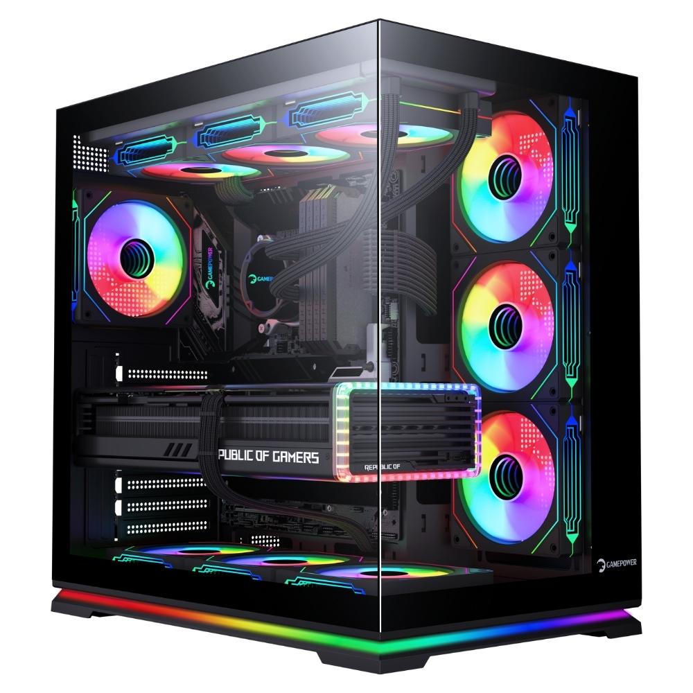 GamePower Warcry Selsei 4xARGB Fan Led Strip 650W 80+ Bronze ATX Gaming (Oyuncu) Kasa