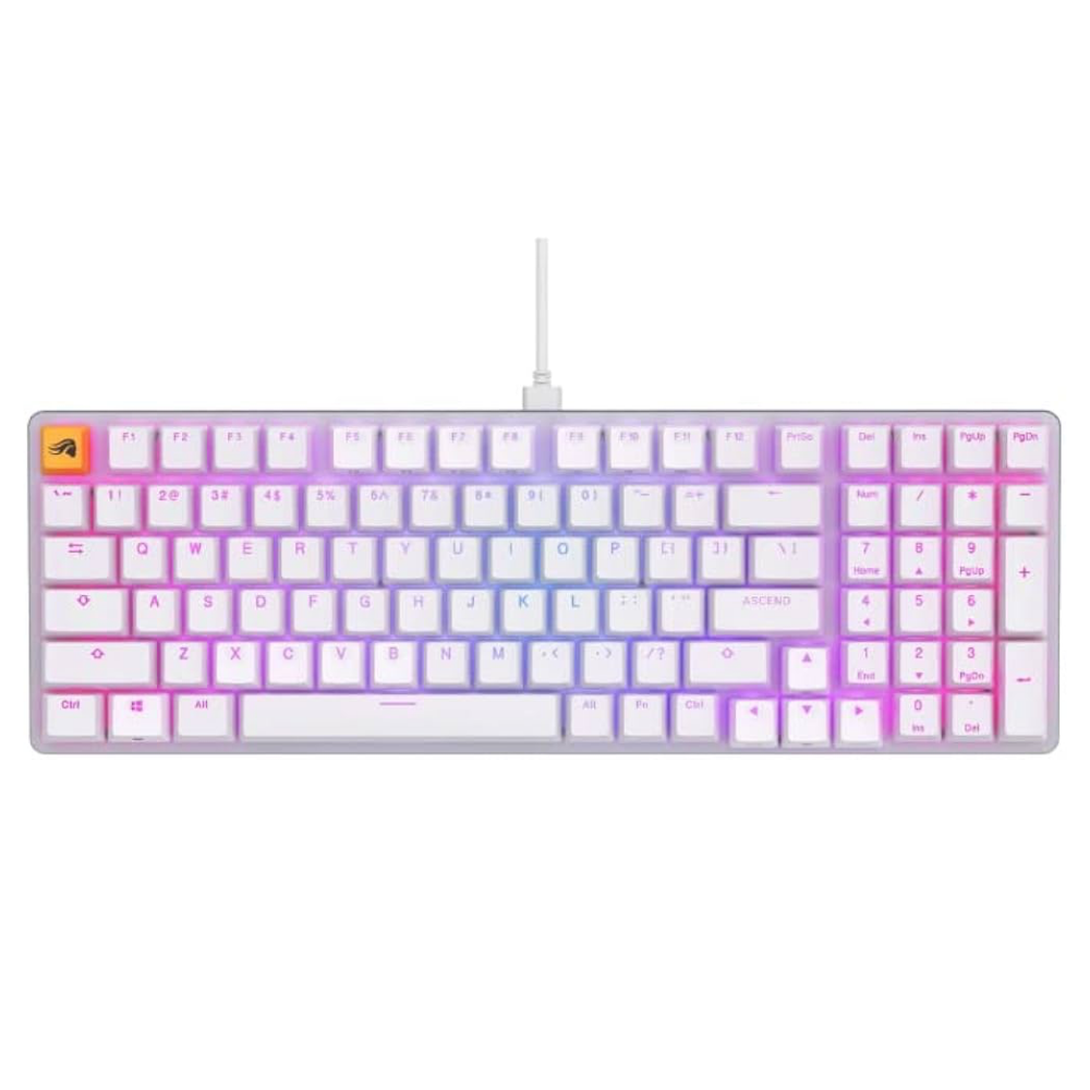 Glorious GMMK2 QTR Modüler Hotswap Mekanik RGB Beyaz Klavye